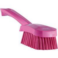 Lot de 10 Brosse à main, manche court, 270 mm, Dur, Rose - Image principale