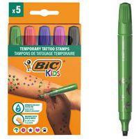 Etui 5 feutres tampon tatouage à l'eau - Image principale