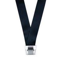 Lot de 10 Tours de cou noirs : Clip No-TwistTM - 44 cm x 2 cm - Image 2