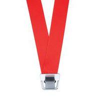 Lot de 10 Tours de cou rouges : Clip No-TwistTM - 44 cm x 2 cm - Image 3