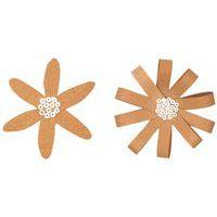 Boite 1000 perles rondelle bois naturel - Image 2