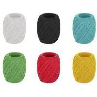 Ensemble de fil raphia de papier 6 couleurs Ø4-8mm 30m - Image 2