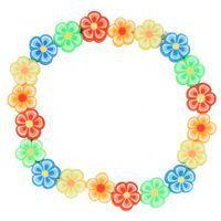 Sachet de 100 perles polymère - fleurs Ø 8mm - Image 4