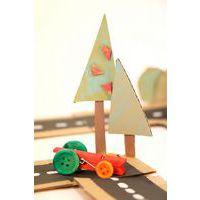 Lot de 45 pinces à linge en bois 25x3mm couleurs assorties - Image 3