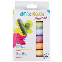 Lot 6 bâtons gouache solide pastel - Image principale