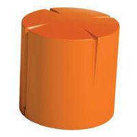 Pouf rond Connexio - orange - Image principale