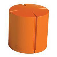Pouf rond Connexio - orange - Image 2