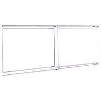 Tableau blanc coulissant composé de 2 panneaux pour ENI - Image principale