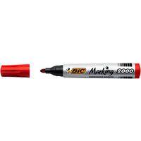 Marqueur permanent pointe ogive Bic - rouge - Image principale