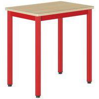 Table Carélie 70x50 cm fixe stratifié hêtre chants alaisés - Mobidecor - Image principale