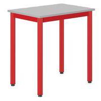 Table Carélie 70x50 cm fixe méla gris chants polypropylène - Mobidecor - Image principale