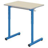 Table Tage réglable 70x50cm T3 à T6 strat. chants polyuré. - Mobidecor - Image principale