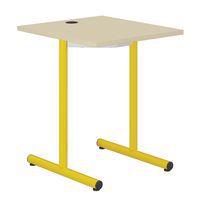 Table info Hubbe prof. 70 cm T6 stratifié chants polypro. - Mobidecor - Image principale