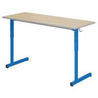 Table Gange 130x50 cm régl. T3 à T6 strat chants polyur. - Mobidecor - Image 3