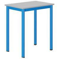 Table Carélie mobile 70 x 50 cm méla gris chants polypro. - Mobidecor - Image 2