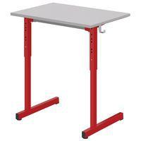 Table Gange 70x50cm fixe régl. T3 à T6 méla ch. polypro. - Mobidecor - Image 2