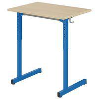 Table Gange 70x50cm fixe régl. T3 à T6 méla ch. polypro. - Mobidecor - Image 3