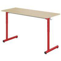 Table Tage réglable 130x50cm T3 à T6 strat ch. alaisés - Mobidecor - Image 3