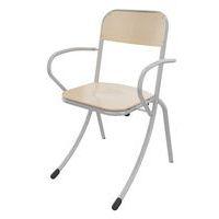 Fauteuil Trévise AST accotoirs tube Mobidecor - Image 2