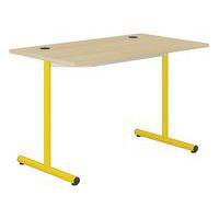 Table info Hubbe prof. 70 cm T6 mélaminé chants polypro. - Mobidecor - Image 4