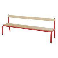 Banc hêtre massif avec dossier T1 - T3 - Mobidecor - Image 2