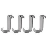 Lot de 4 crochets porte cartable pour table Gange - Tage - Lem - gris - Image principale