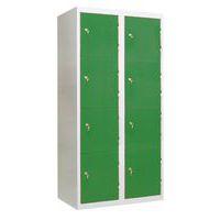 Armoire non visitable 8 cases - vert - Image principale