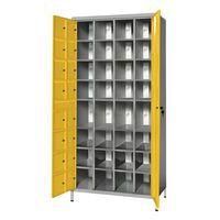 Armoire de stockage 32 téléphones/tablettes Gris/Jaune - Manutan Expert - Image 3