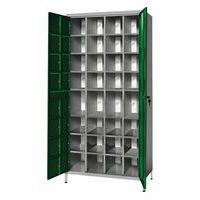 Armoire de stockage 32 téléphones/tablettes Gris/Vert - Manutan Expert - Image 3