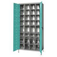 Armoire de stockage 32 téléphones/tablettes Gris/Vert amande - Manutan Expert - Image 3