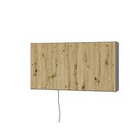 Bureau mural 120 x 26 x 65 cm Chêne - Image principale
