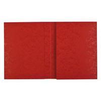 Protège-cahier 24x32 carte lustrée rouge - Image principale