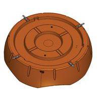 Kit de fixation 3 platines inox pour fauteuil Connexio Rondo - Image 2