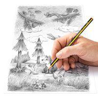 Crayon graphite Noris triangulaires HB mine 2 mm (Boite de 72) - Image 2