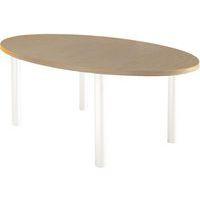 Table Ovale Conseil 4, 6 ou 8 pieds tube - Image principale