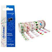 Lot 6 rouleaux ruban adhésif Noël - Image principale