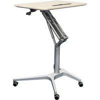 Mini bureau avec plateau rabattable sur roulettes - Image principale