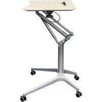 Mini bureau avec plateau rabattable sur roulettes - Image 2