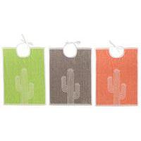 Lot 12 bavoirs Cactus fermeture à lacets 35X45 cm 3 coloris  - Manutan Expert - Image principale
