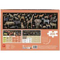 Puzzle géant animaux de la savane en danger 200 pièces - Image 5