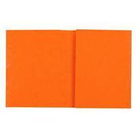 Protège-cahier carte lustree forte 2 très grands rabats 225g 17x22 cm - Orange - Image principale