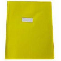 Protège-cahier A4 plastique épais épaisseur: 20/100e - Jaune - Image principale