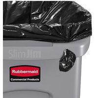 Collecteur Slim Jim® avec conduits d'aération 60 L gris - Rubbermaid - Image 2
