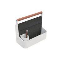 Caisson nomade Youme habillage feutre blanc/poignée blanche - Image 2