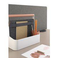 Caisson nomade Youme habillage feutre blanc/poignée blanche - Image 3