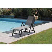 Bain de soleil Lit pliant Ciro châssis grey/assise gris - Image 2