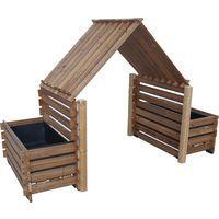 Cabane végétalisée réhaussée - Image principale