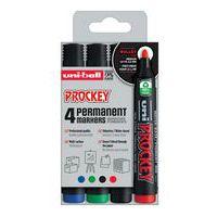 Pochette 4 markers permanents Prockey pointe ogive - Image principale