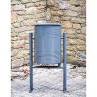 Poubelle ronde métal 60 L - Image 2