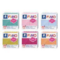 Lot 6 pains 57g Fimo couleurs tendances - Image principale